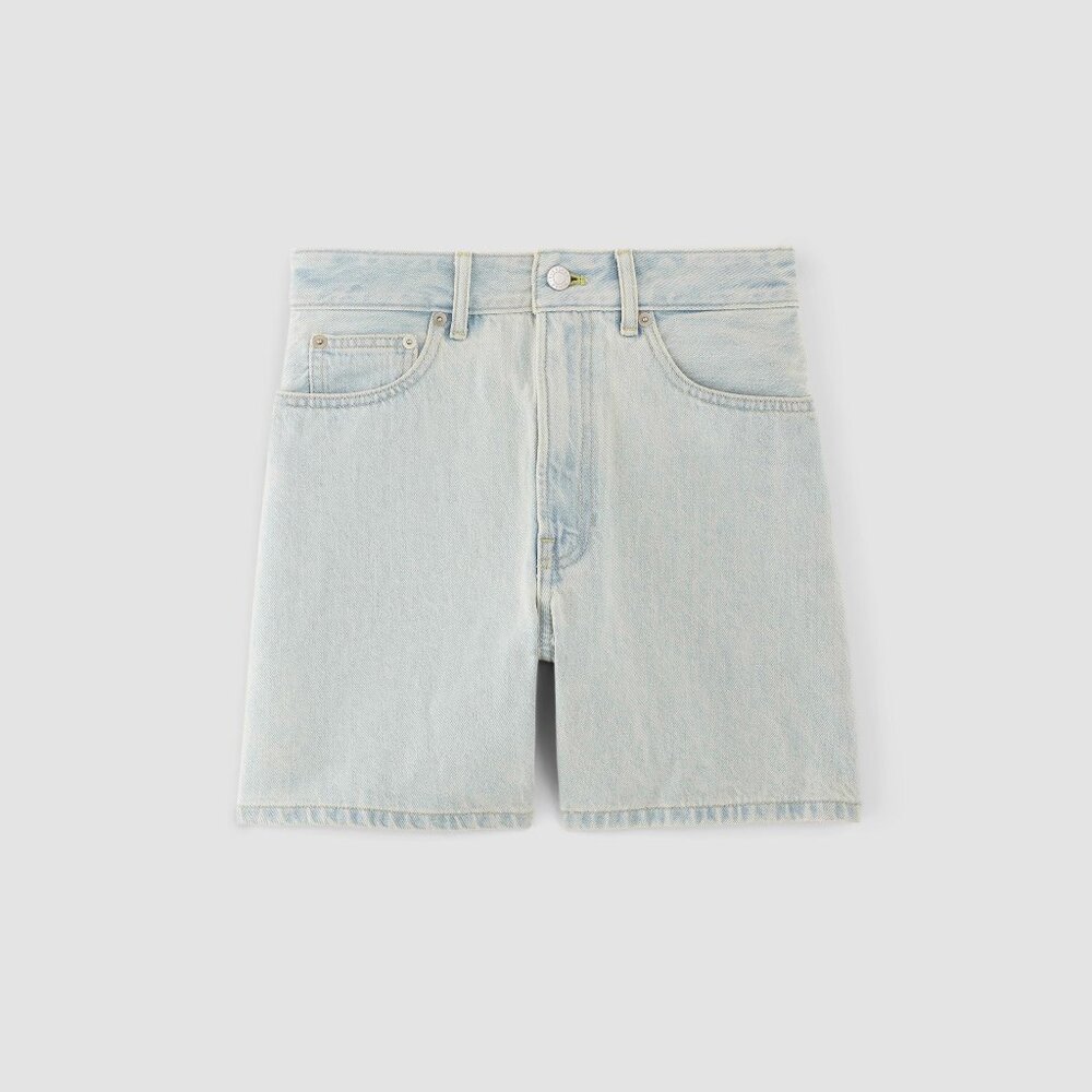 Everlane Women's A-Line Denim Short in Spring Blue, Size 28